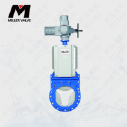 進口電動菱形刀閘閥