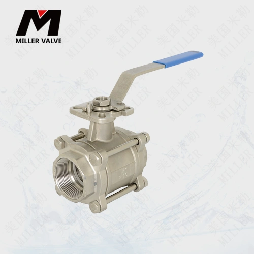 進口電動三片式內(nèi)螺紋球閥