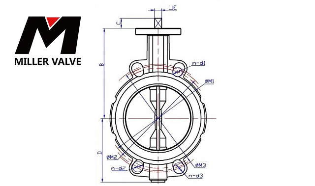 進口氣動蝶閥尺寸