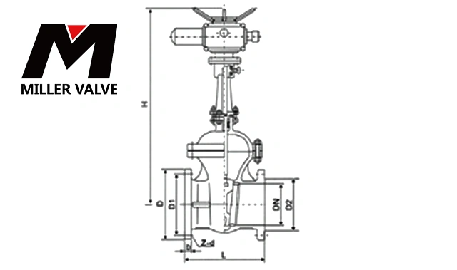 進(jìn)口電動(dòng)閘閥尺寸