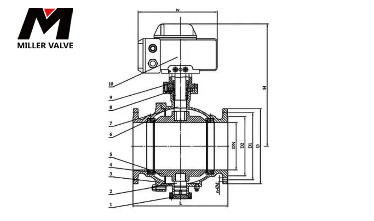 進(jìn)口蒸汽電動球閥尺寸