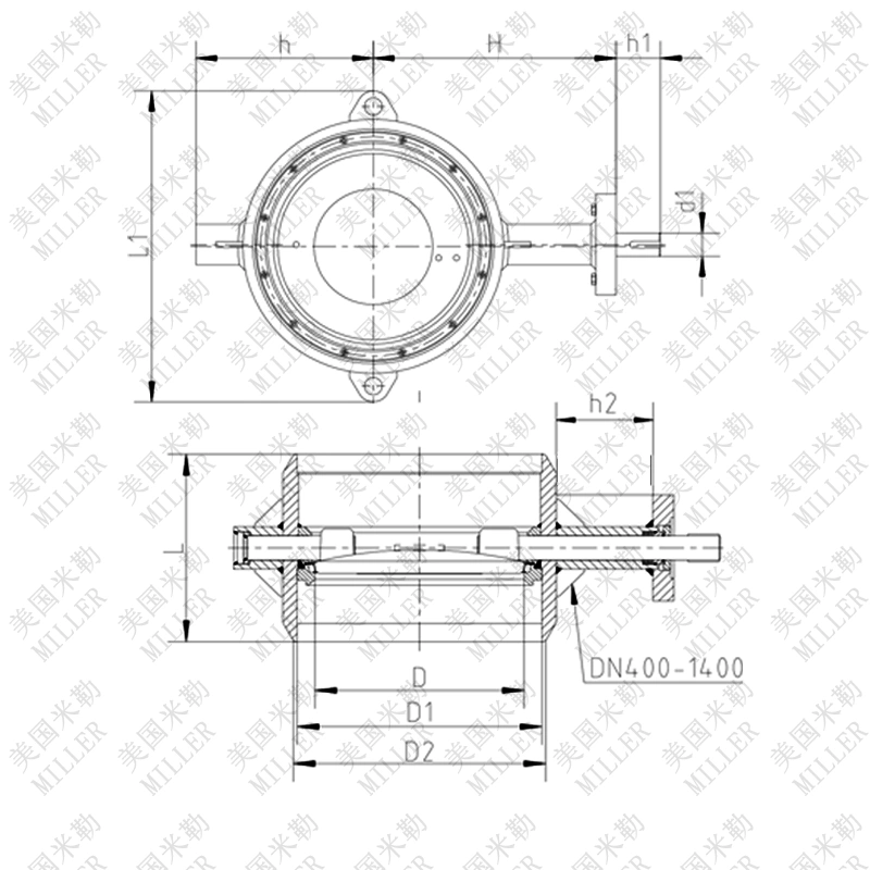 進口雙偏心蝶閥