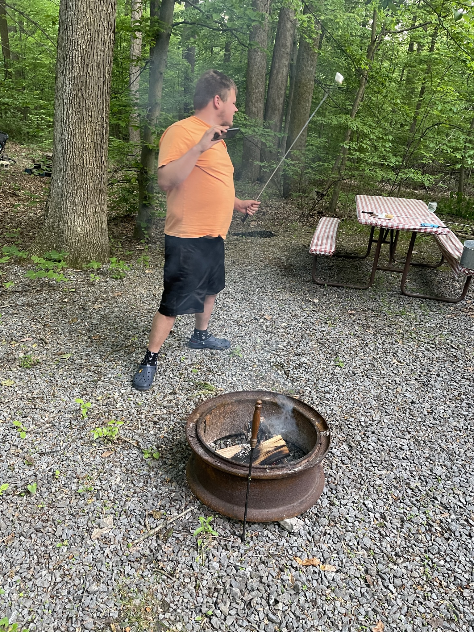 camping with adult autism